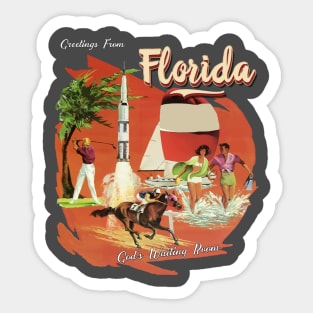 Florida God's Waiting Room Sticker